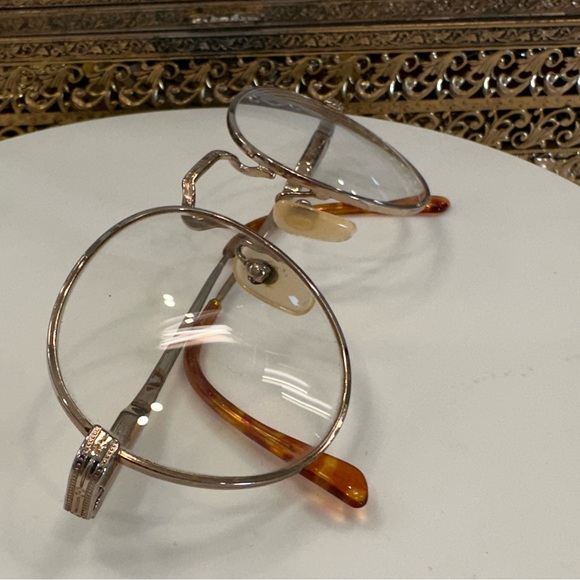 VTG Polo - Gold-Toned Round Rx Eyeglass Frames - EUC, w/ Ralph Lauren Hard-Case - Picture 15 of 17